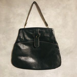Vintage  Barney’s New York  Black Leather Purse